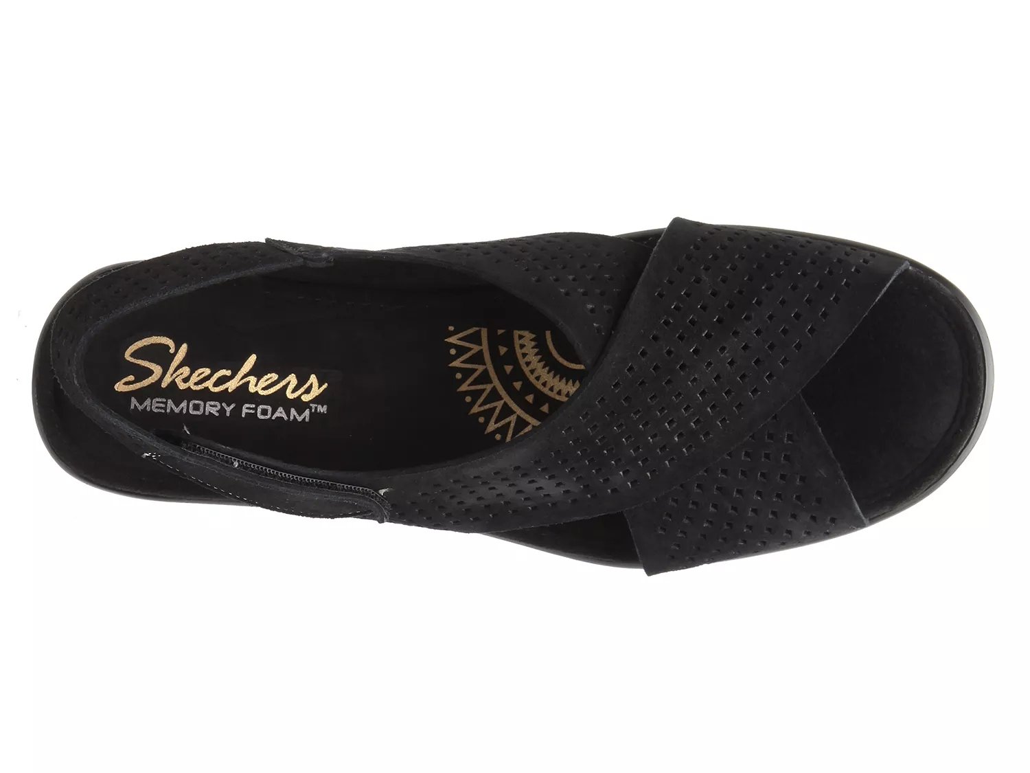 skechers women's parallel infrastructure wedge sandal