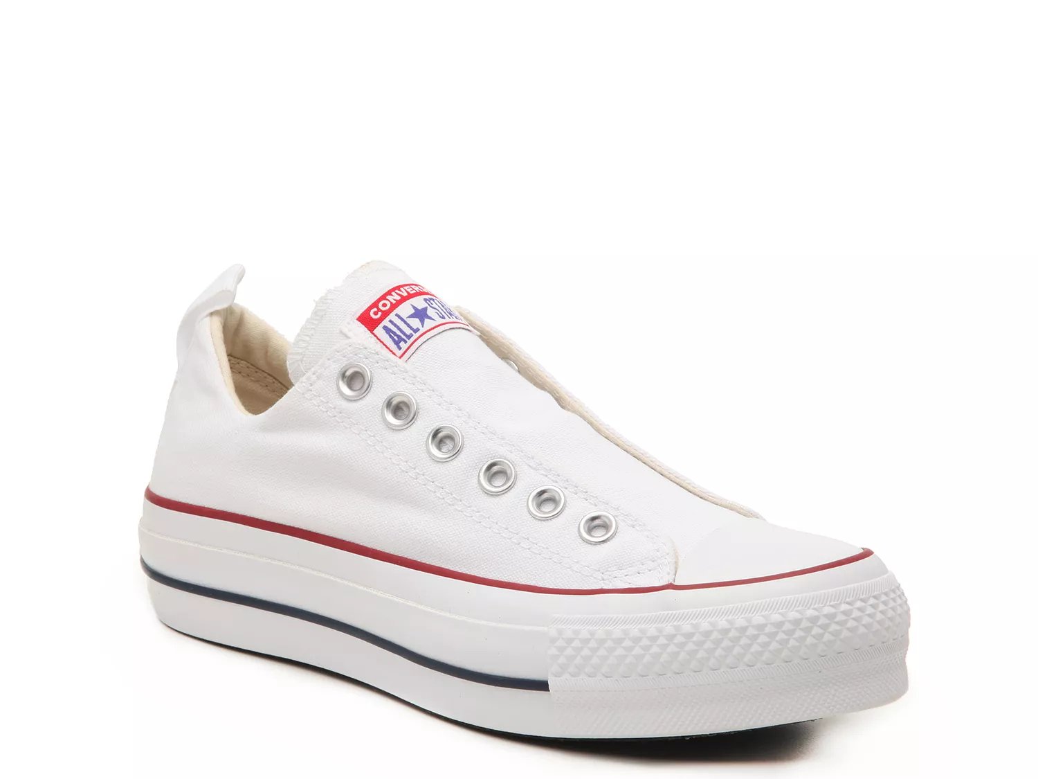 platform slip on converse