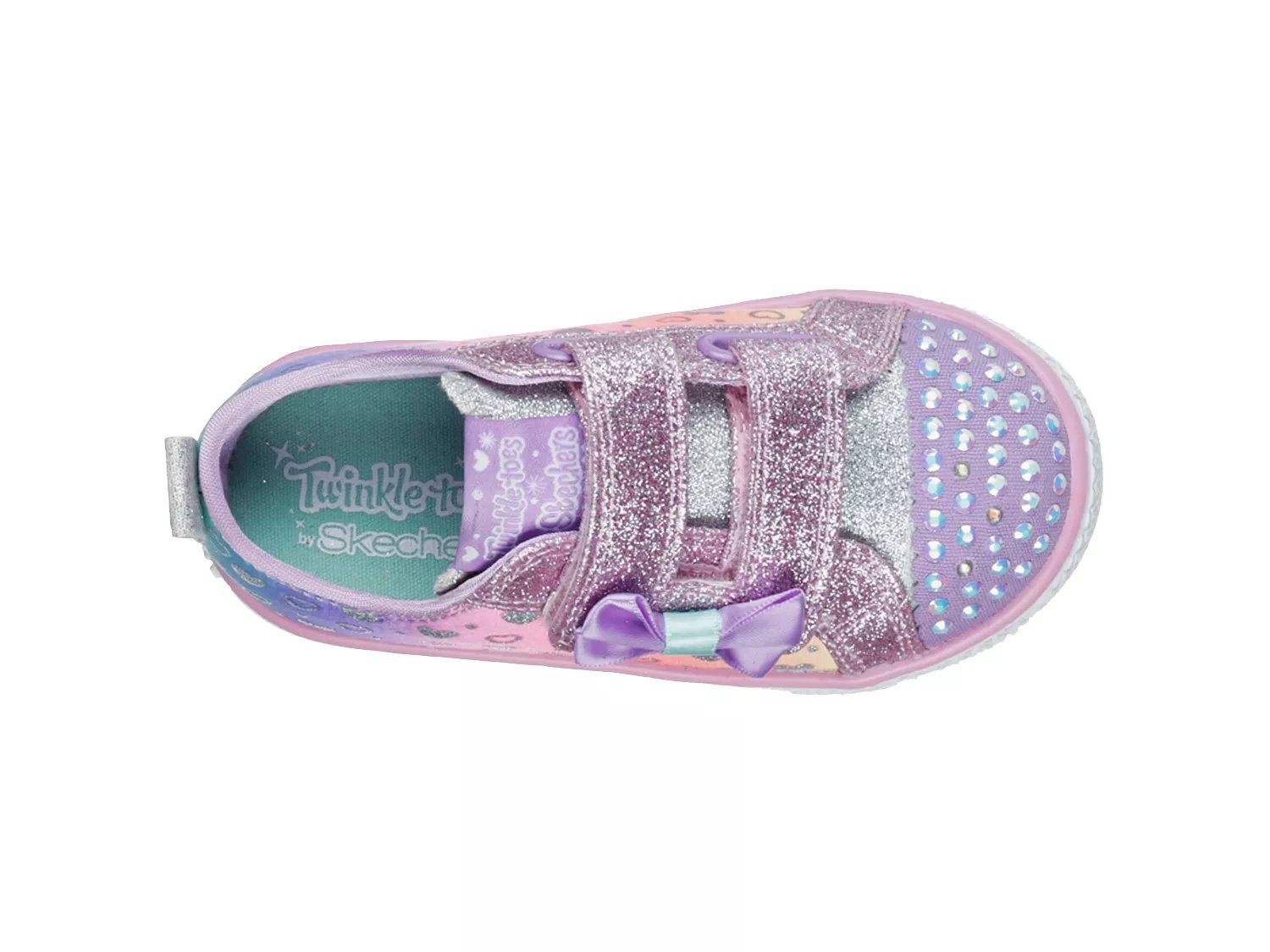shuffle lite glitter sneaker skechers