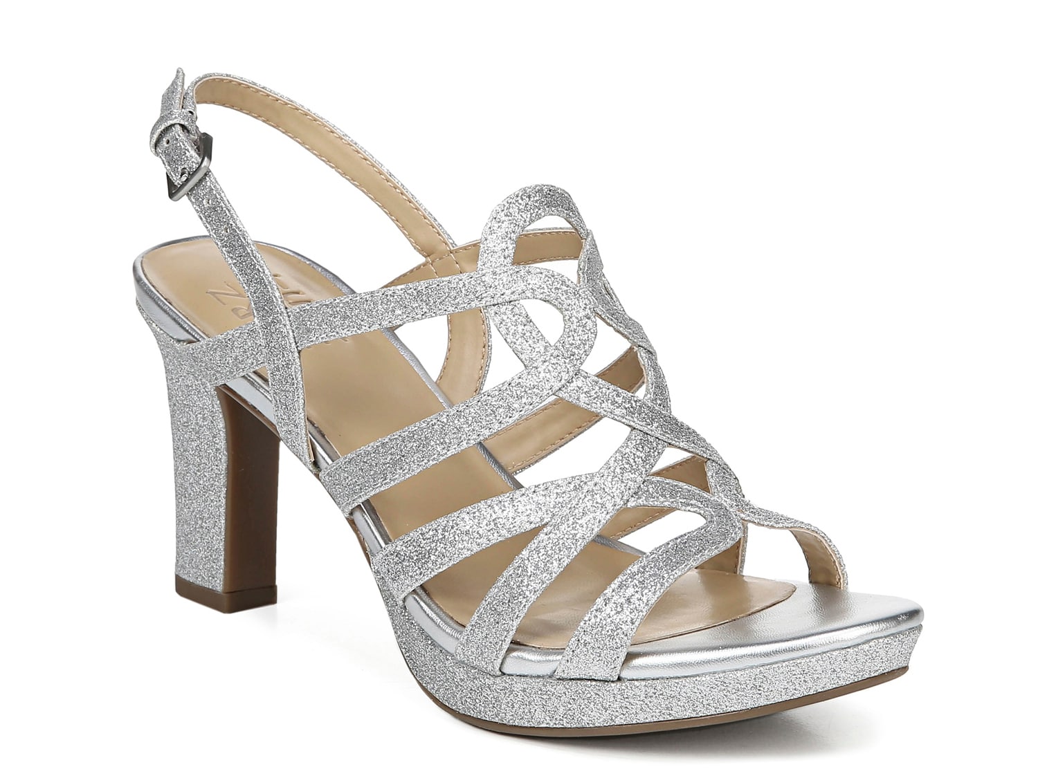 dsw womens silver heels