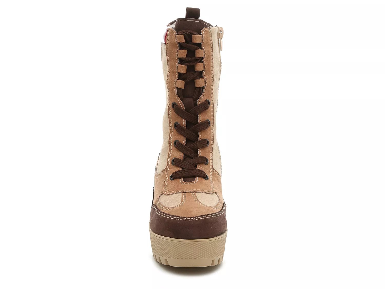 bamboo platform combat boots