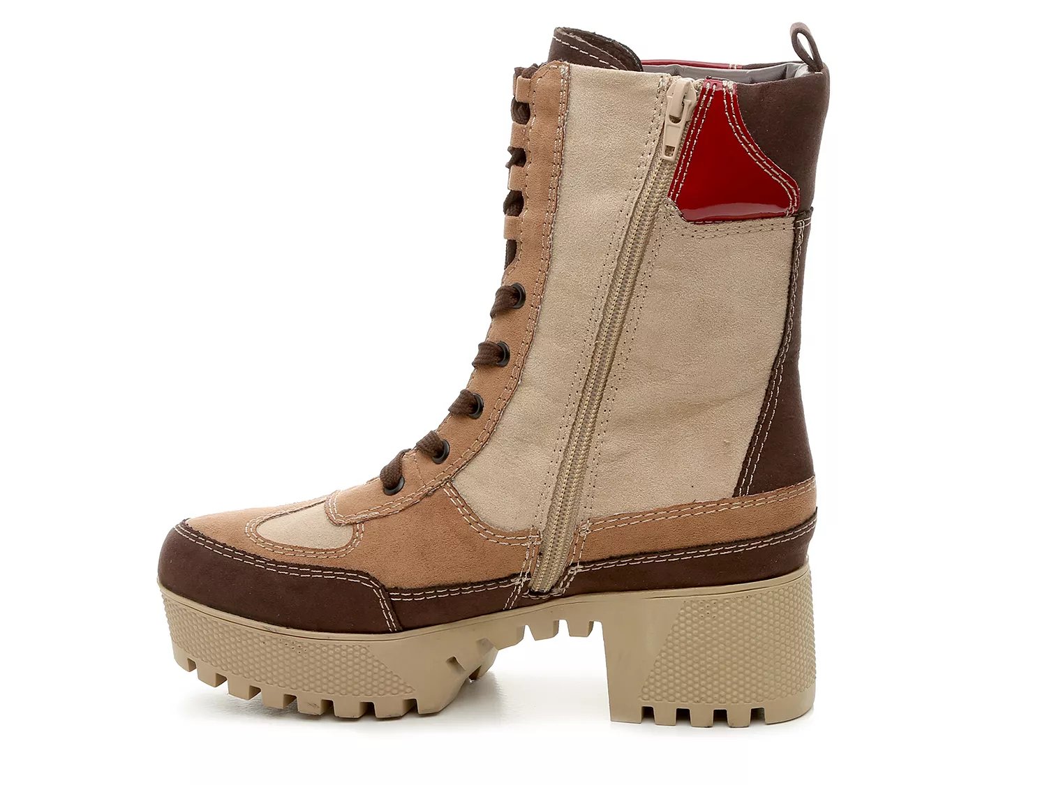 platform combat boots men