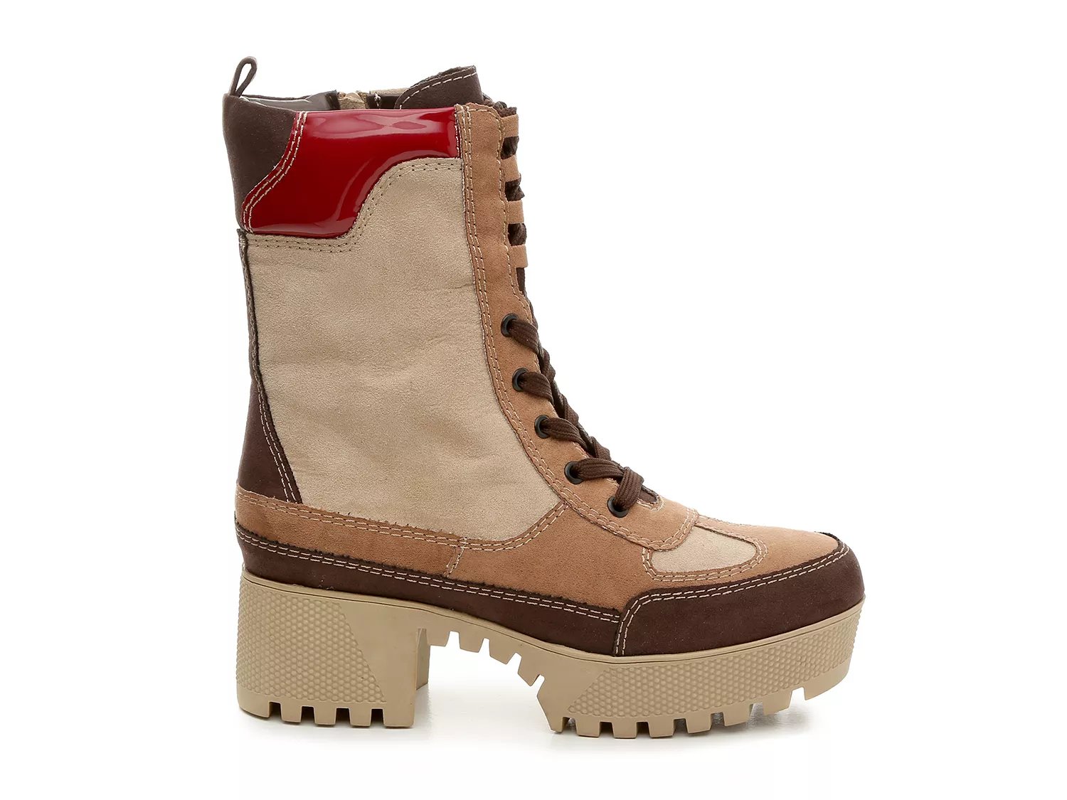 bamboo platform combat boots