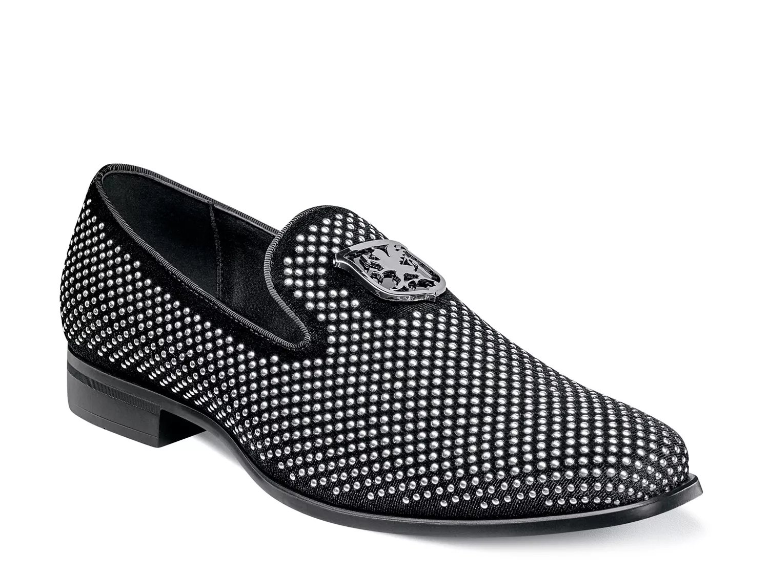 stacy adams black and white dress shoes