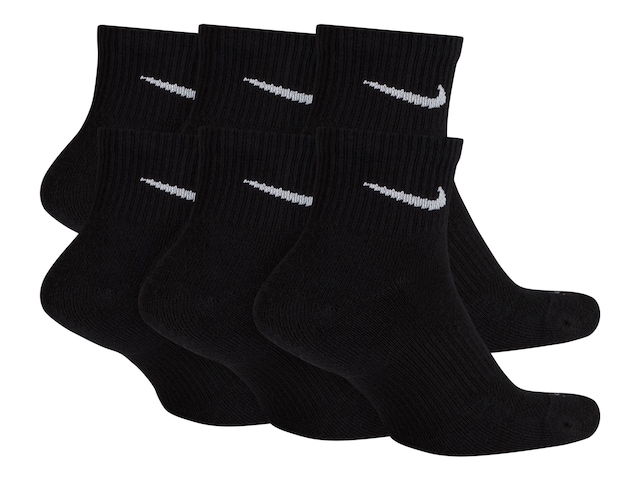 Nike Everyday Plus Cushioned Ankle Socks - 6 Pack - Free Shipping | DSW