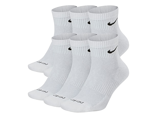 Nike Performance Cotton Cushioned Men's Ankle Socks - 6 Pack - Free  Shipping