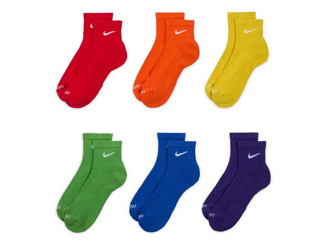 Nike Everyday Plus Cushioned Ankle Socks - 6 Pack