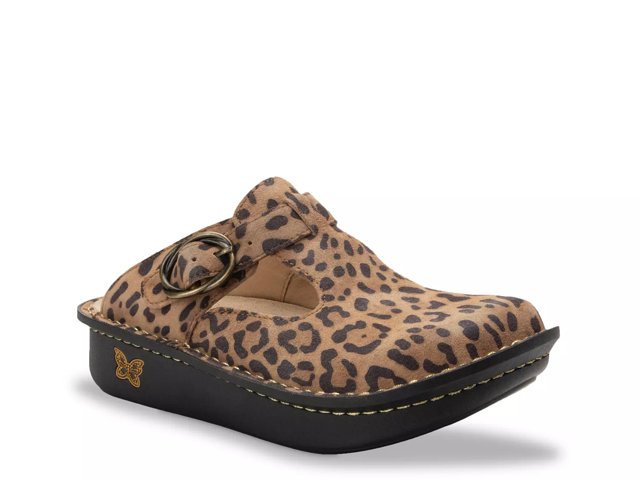 Alegria leopard print new arrivals clogs