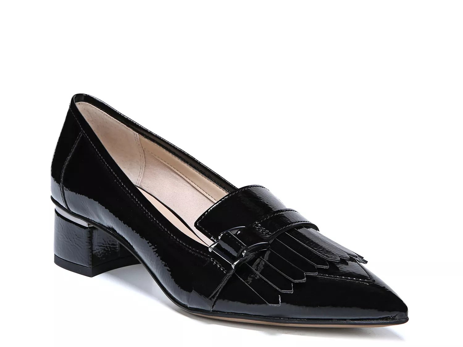 dsw womens black loafers