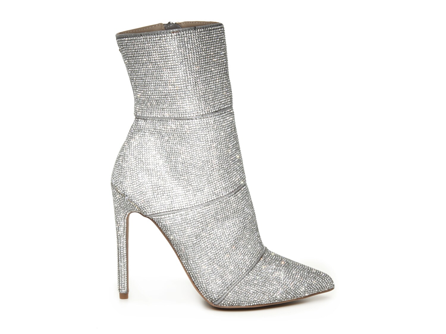 winona metallic rhinestone booties