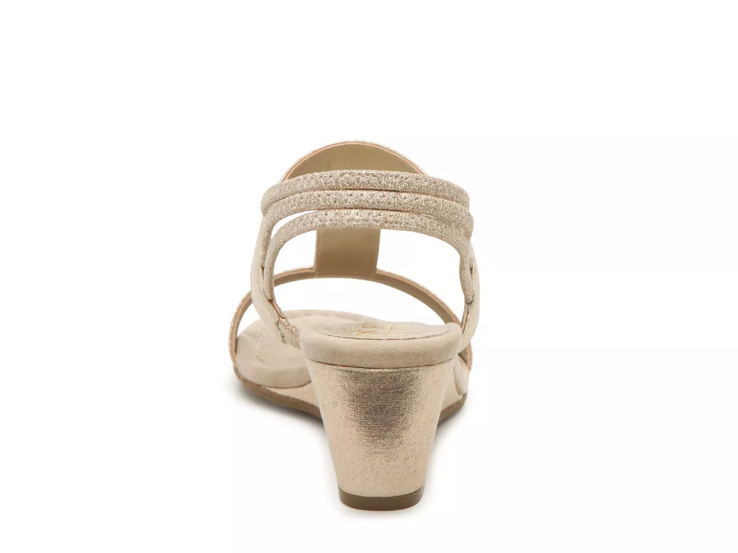 new york transit badges earned wedge sandal
