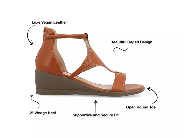 Journee Collection Trayle Wedge Sandal