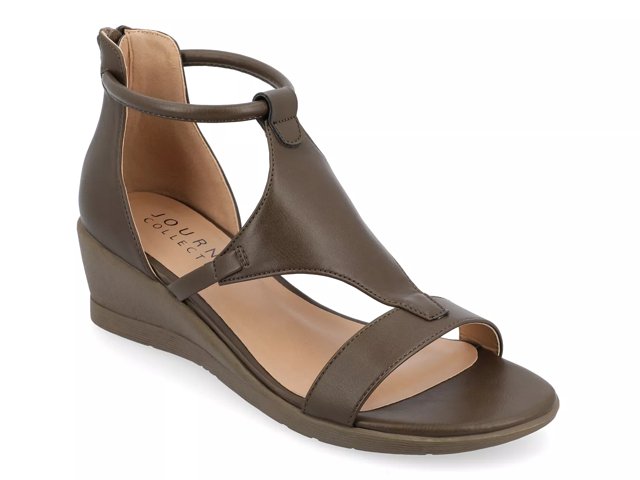 Journee Collection Trayle Wedge Sandal