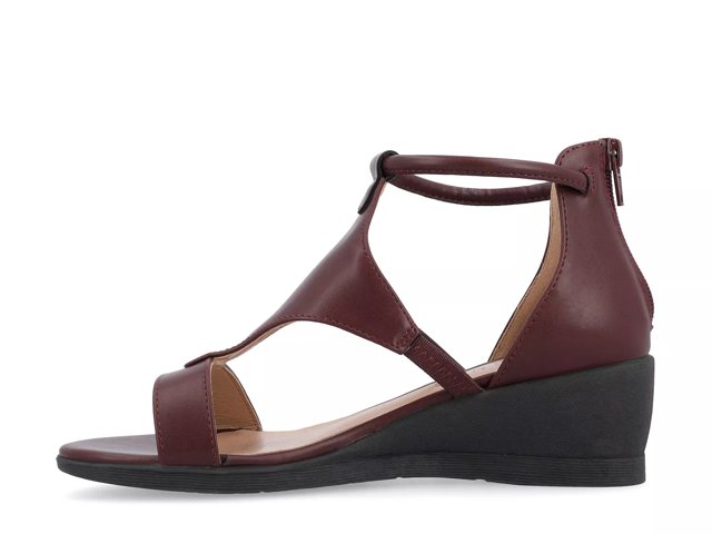 Journee Collection Trayle Wedge Sandal Free Shipping DSW