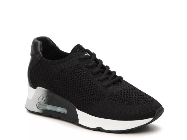 Ash lucky trainers black knit sale