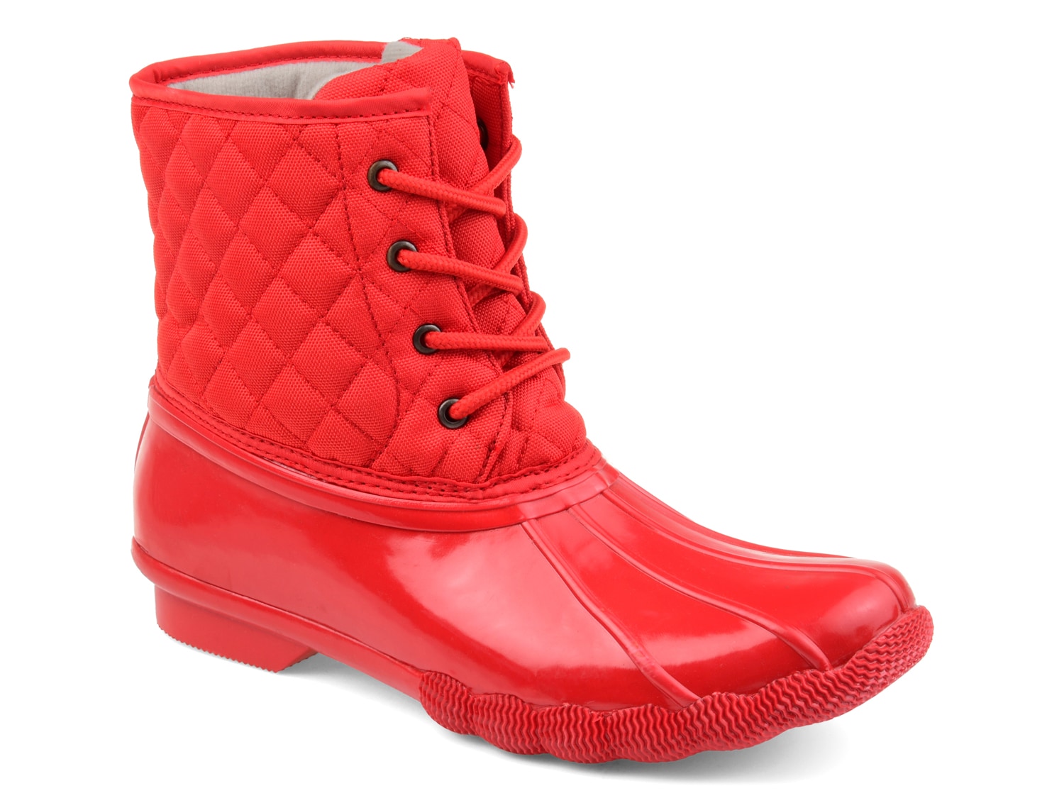 red duck boots
