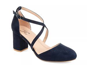 Womens wide width navy blue hot sale dress shoes