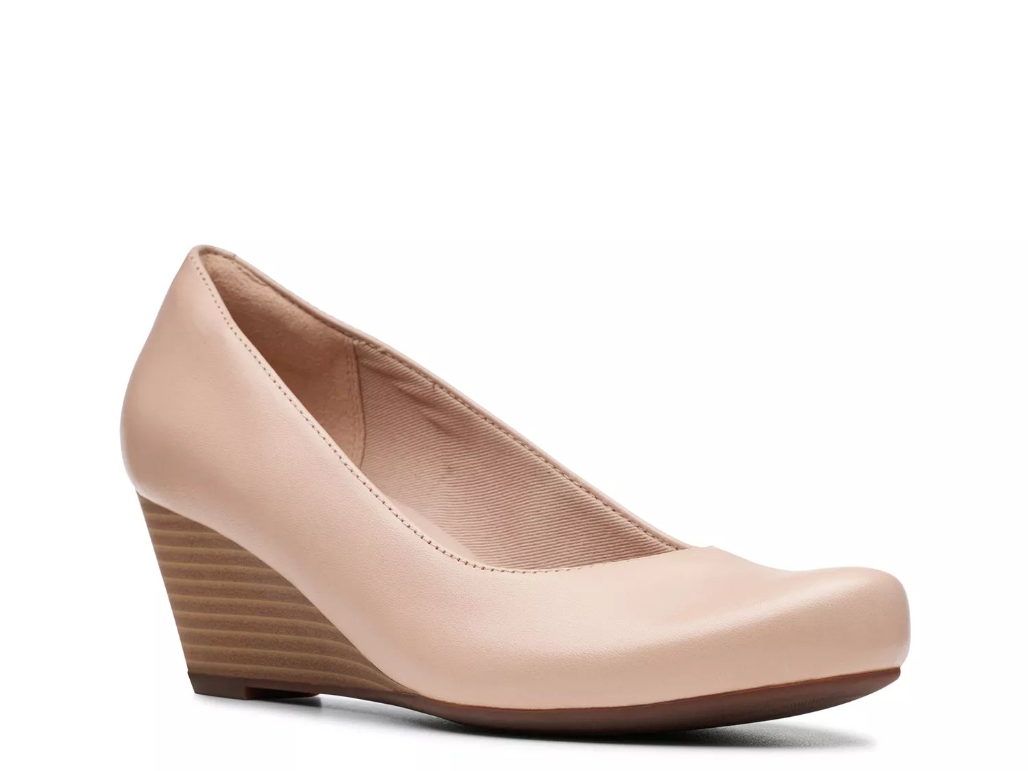 clarks flores petra wedge pump