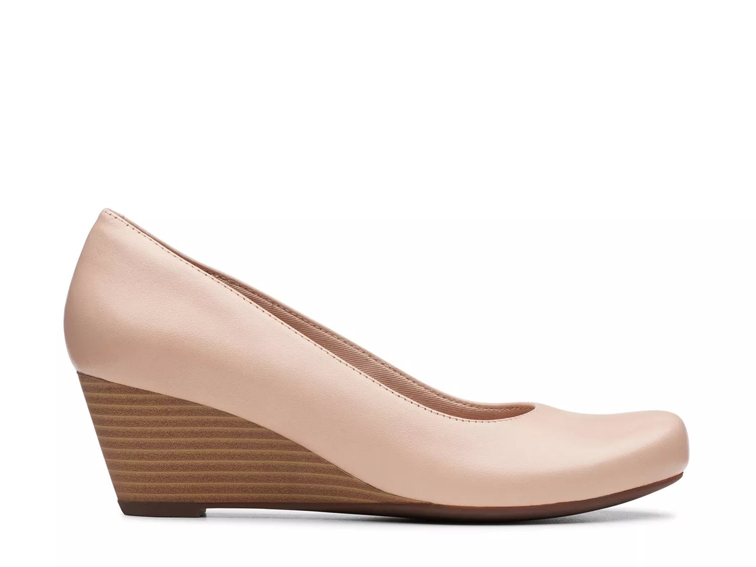 clarks flores petra wedge pump