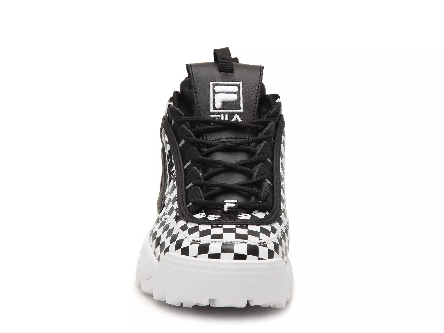 checkered fila shoes