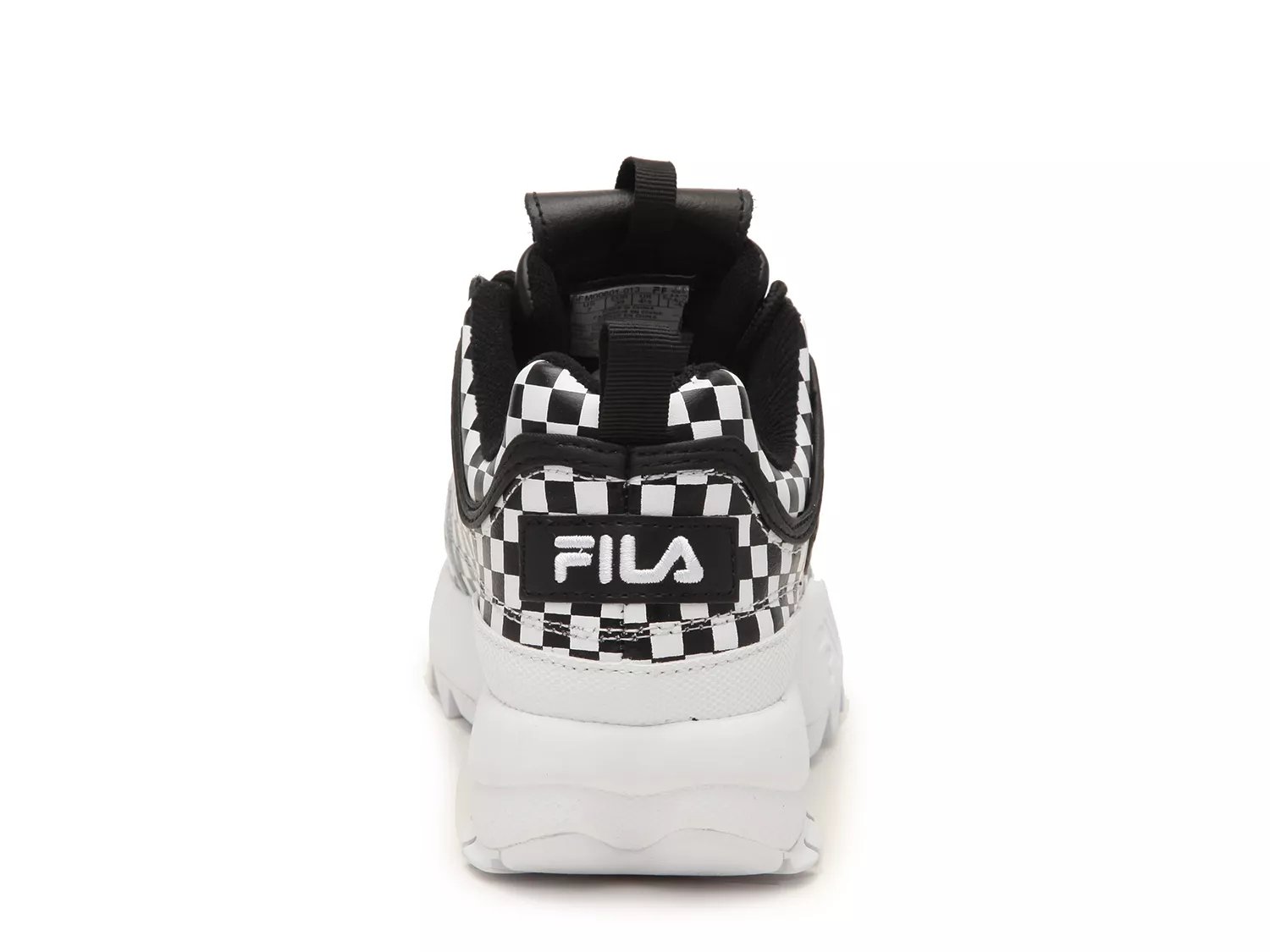 fila checkered shoes