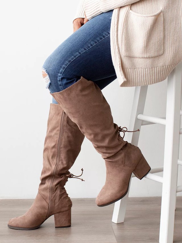 Journee Collection Leeda Wide Calf Boot