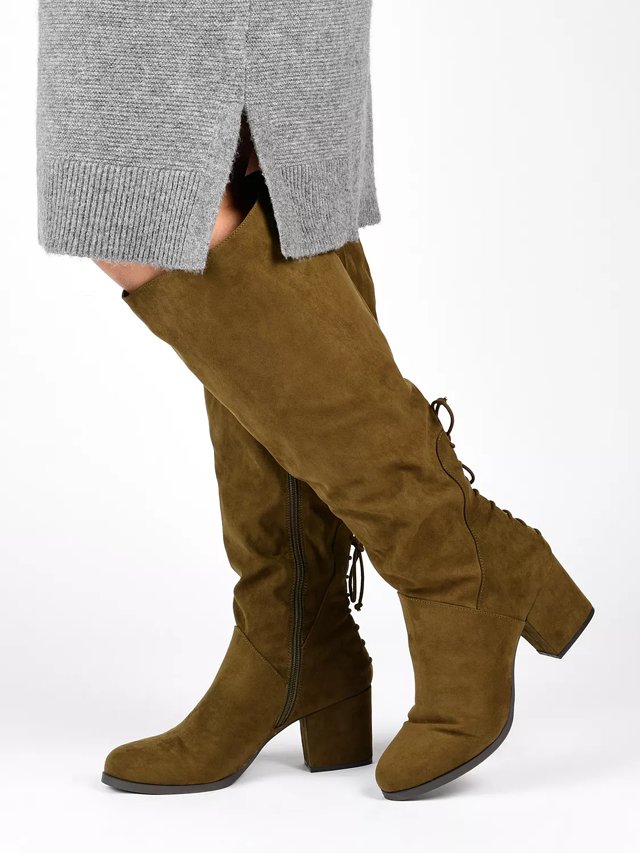 Journee Collection Leeda Extra Wide Calf Boot | DSW