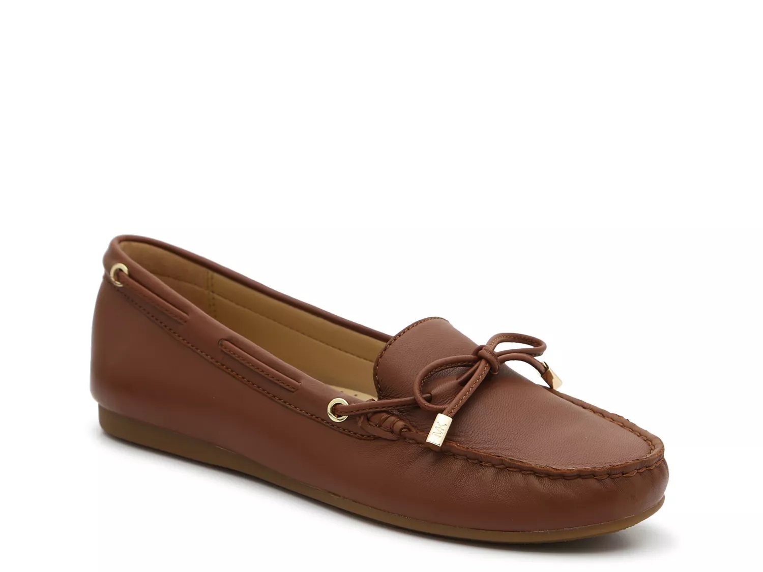 michael kors leather slip on shoes