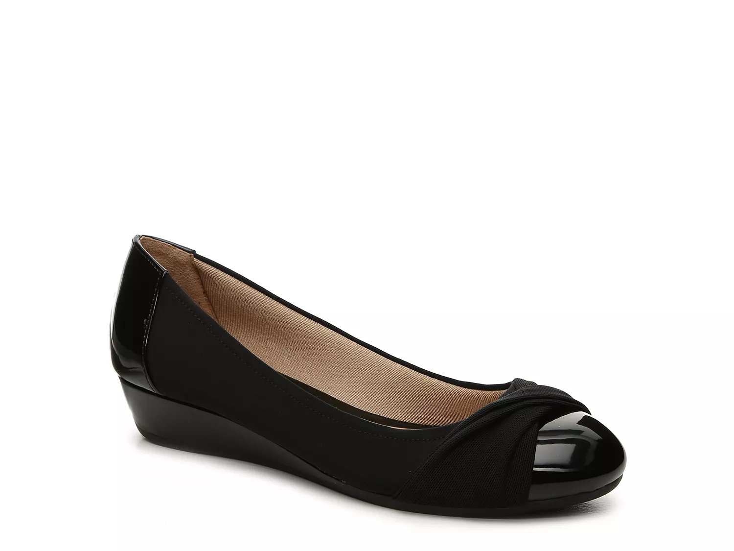 abella black flats