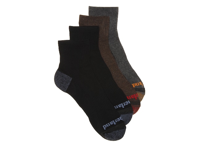 Timberland Cushioned Men's Ankle Socks - 4 Pack - Free Shipping | DSW
