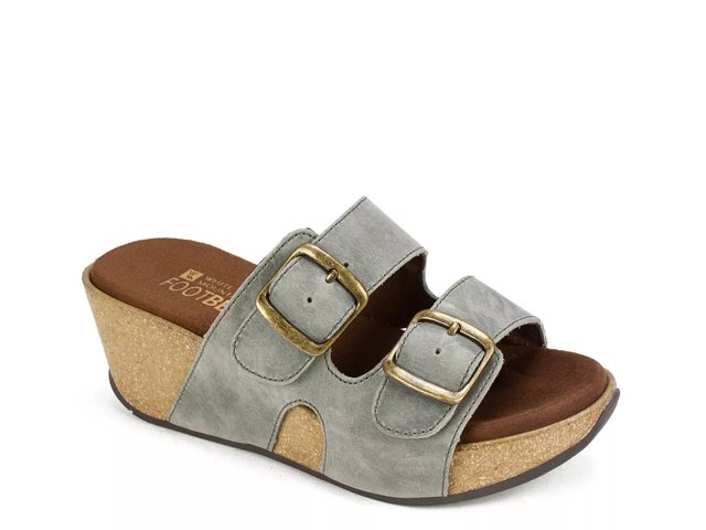 White mountain chandler wedge sandal discount