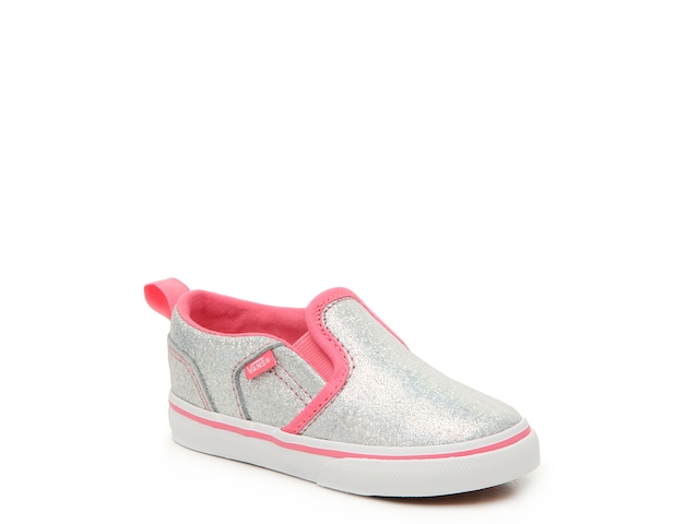 Vans Asher V Slip-On Sneaker - Kids' - Free Shipping | DSW