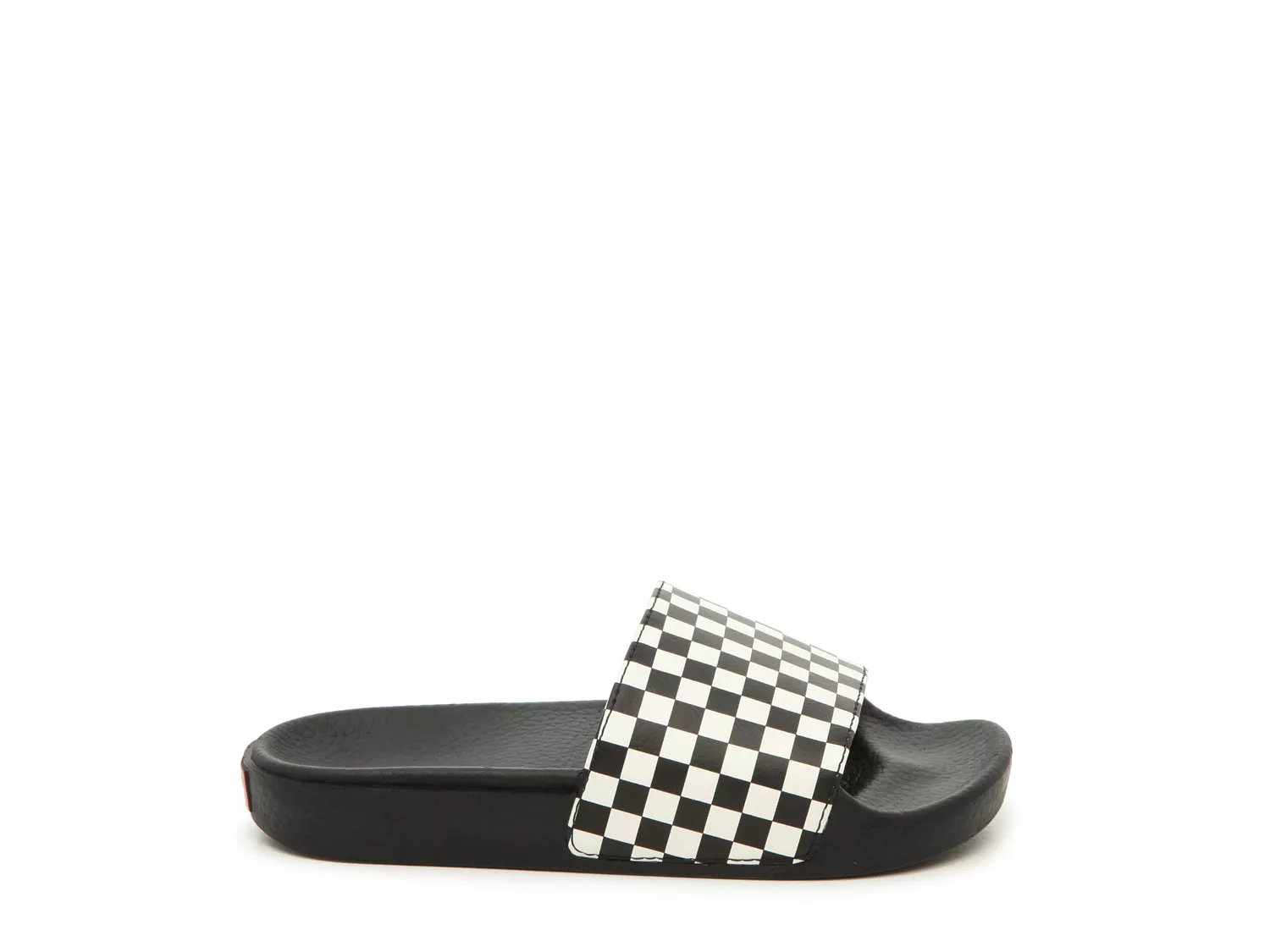 vans checkerboard slides kids