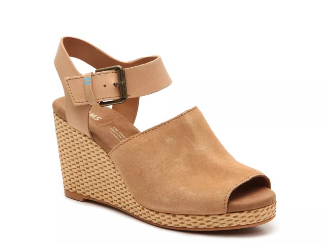 toms tropez wedges