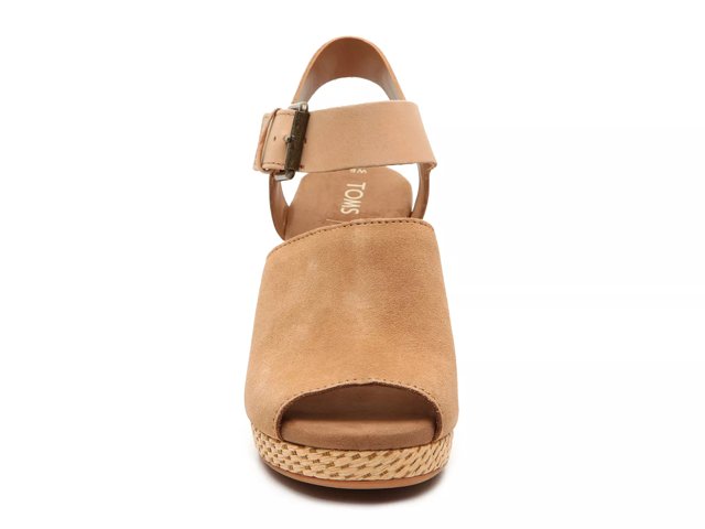 toms tropez wedges