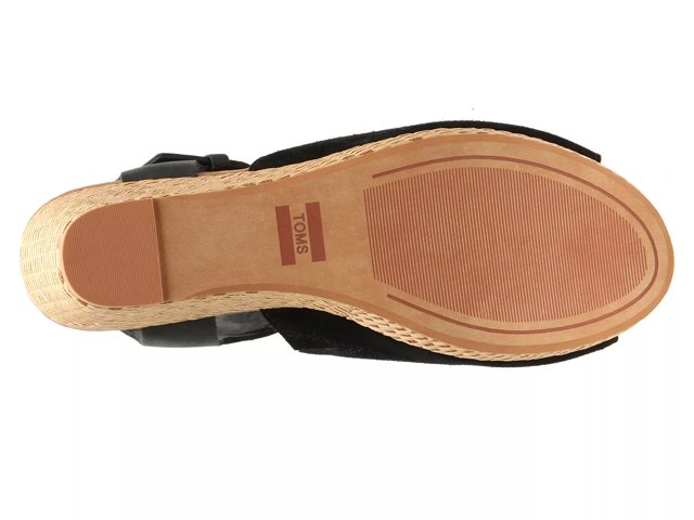 toms tropez wedges