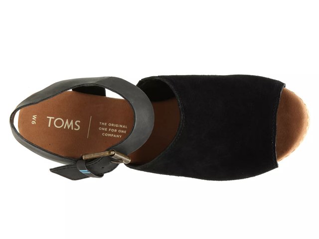 toms tropez wedges