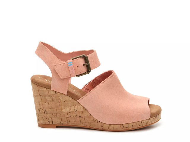 toms tropez wedges