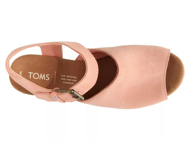 toms tropez wedges