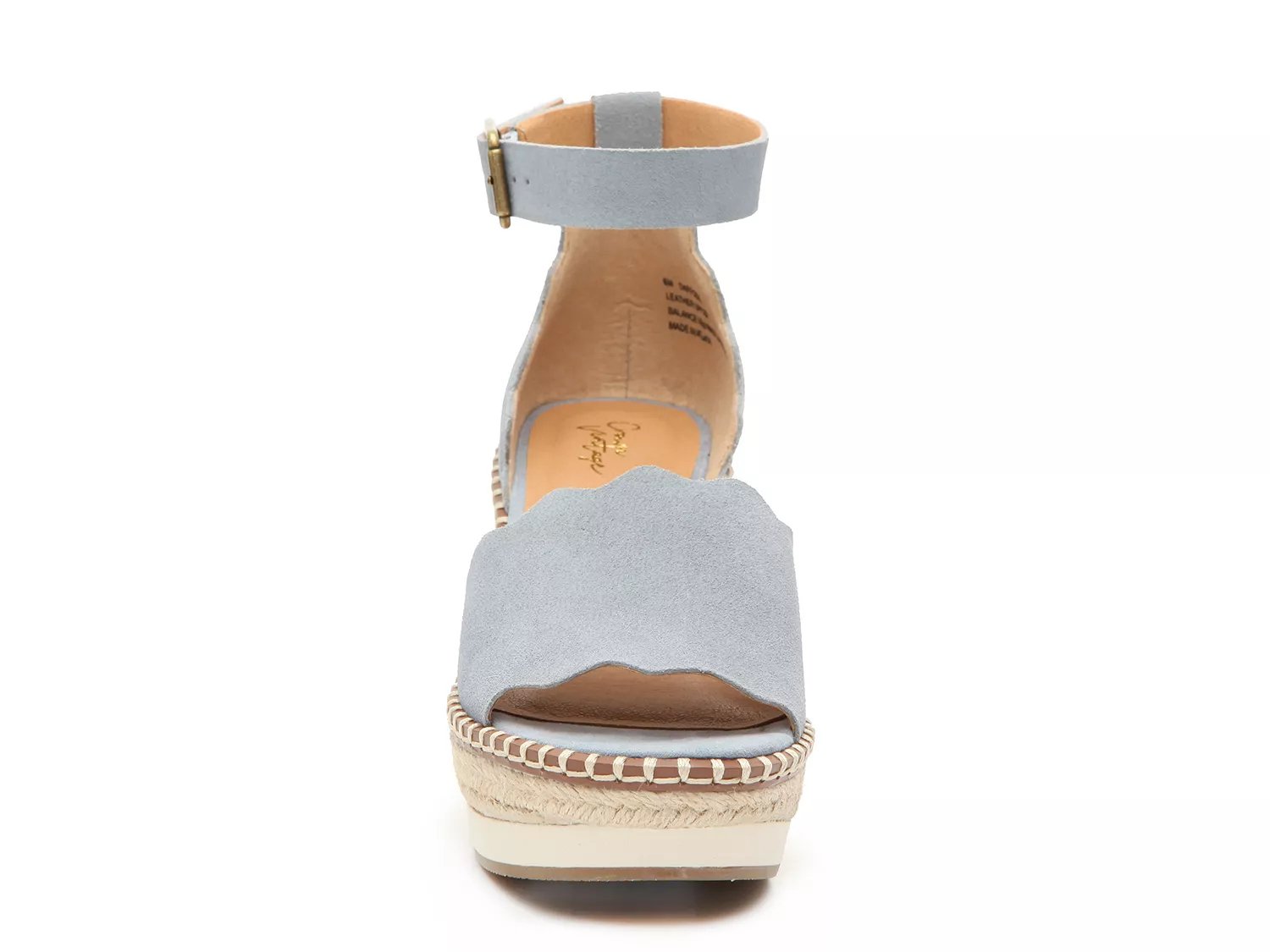 crown vintage daffodil espadrille wedge sandal