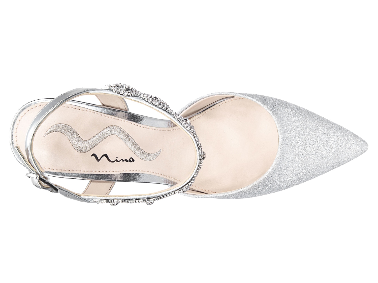 nina beronia pump silver