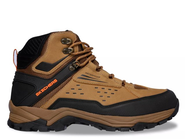 skechers relaxed fit polano norwood men's waterproof hiking boots