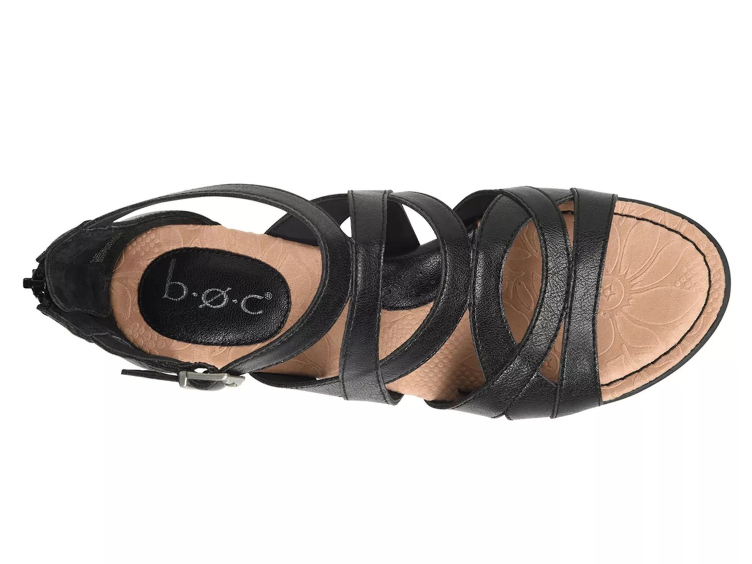 boc searing wedge sandal