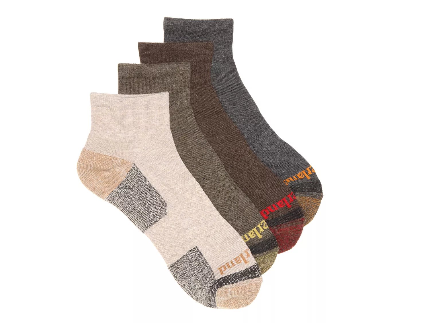 Timberland men's 4 pack shop comfort low quarter sock