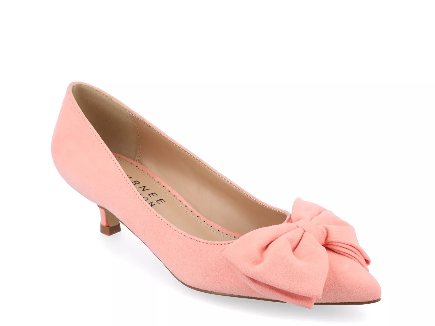 wide width pink pumps