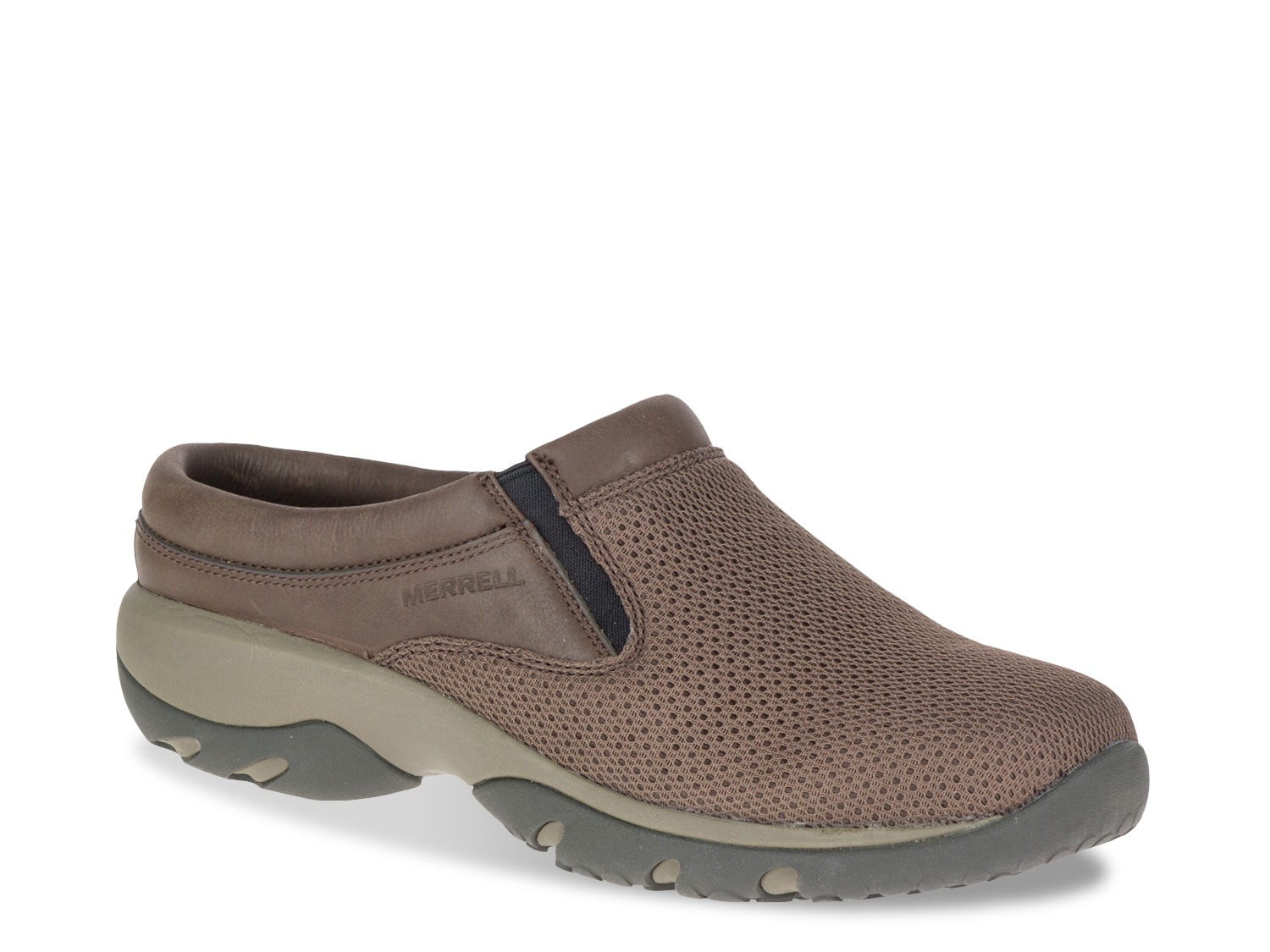 merrell leather clogs