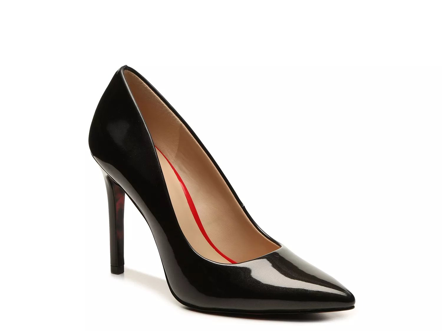 dsw black patent leather pumps