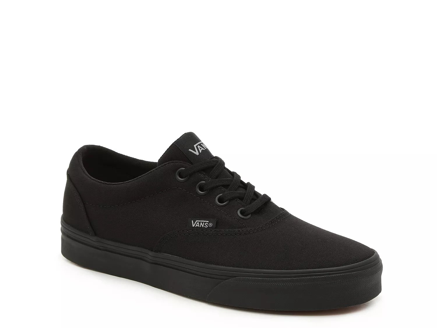 black vans dsw