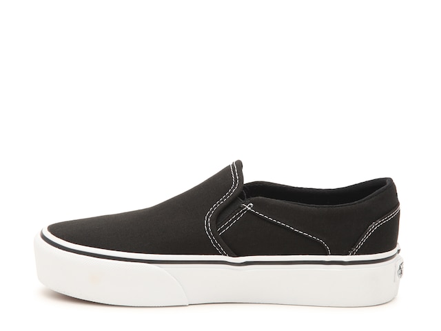 Vans Asher Platform Slip-On Sneaker - Women's - Free Shipping | DSW