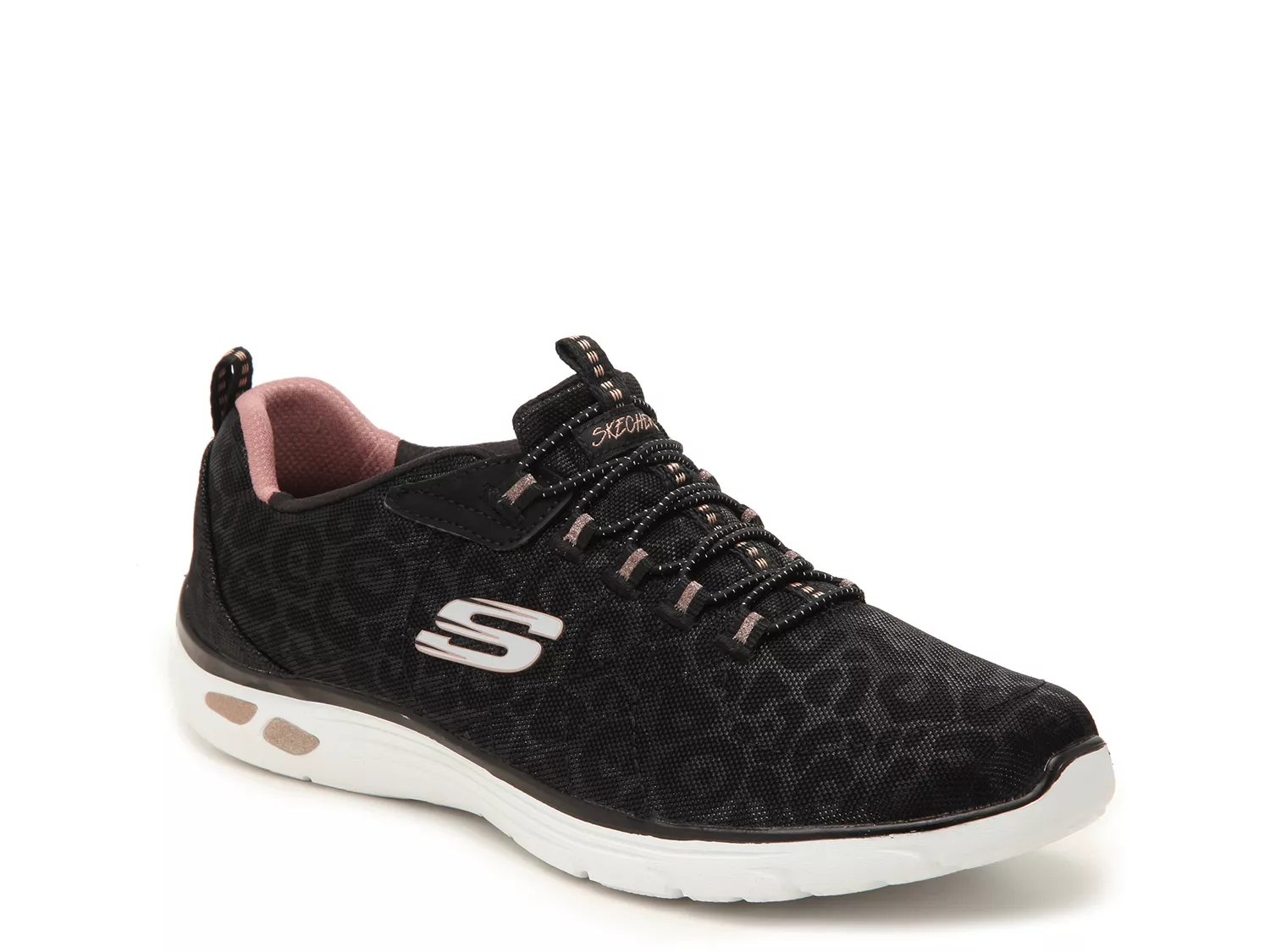skechers no tie tennis shoes